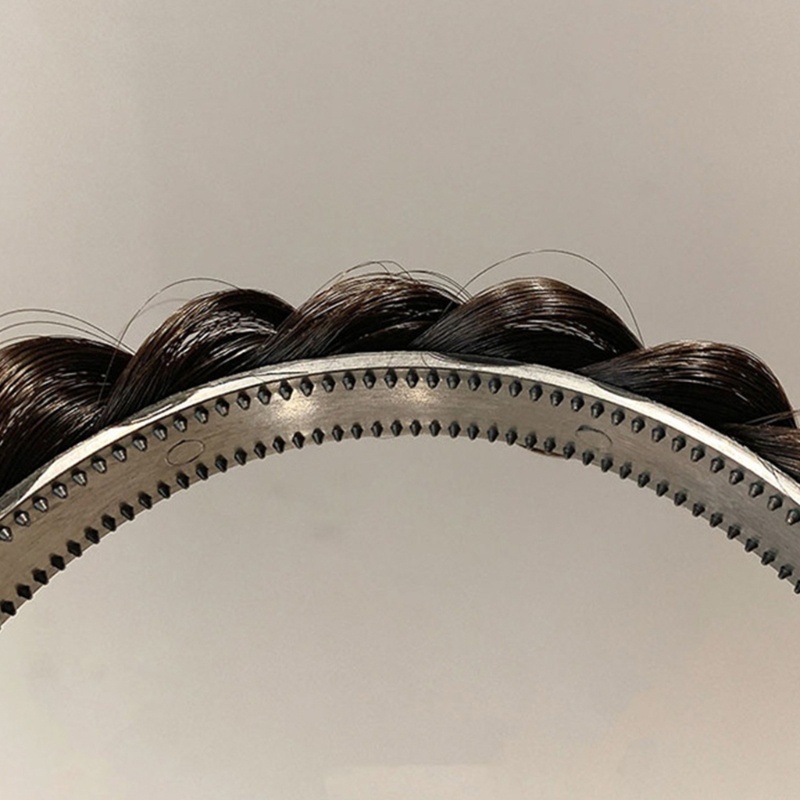 Flgo Băng Đô Bện Tóc Giả Vô Hình Mềm Mại