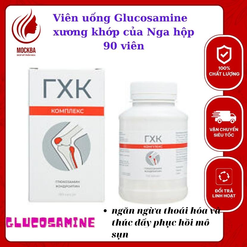 Viên Uống Hố Trợ X.ương K.hớp Glucosamine Hàng Của Nga Hộp 90 Viên Hỗ Trợ Dinh Dưỡng Cho K.hớp Và Mô Liên Kết