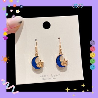 Bông tai Mặt trăng xanh 🌛 ngôi sao ⭐️