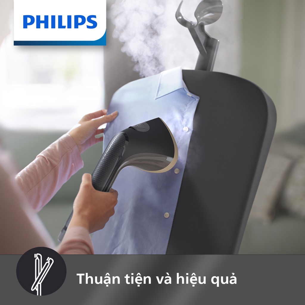 [Mã ELPLSBD06 giảm 10% đơn 1TR] Bàn Ủi Hơi Nước Trụ Đứng Philips STE3170 /80 Có Cầu Uỉ StyleBoard nghiêng, Premium