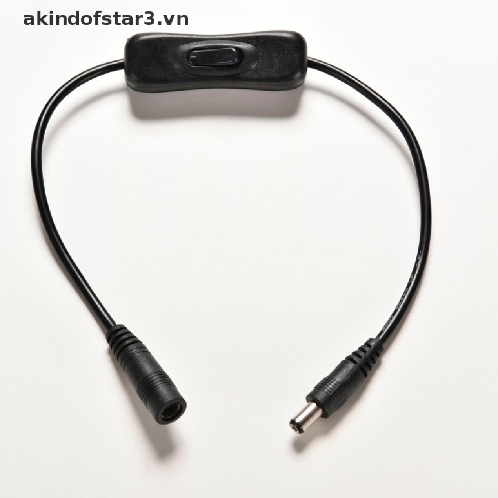 Dây Cáp Nối Nguồn ON / OFF 2.1mm / 5.5mm 12V akindofstar3.vn akindofstar3