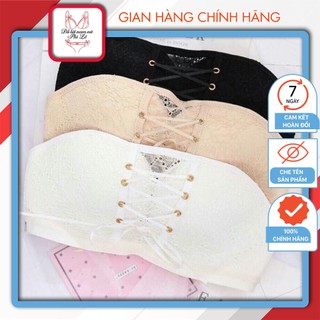 Áo cúp ngực phối ren dây rút - NP40