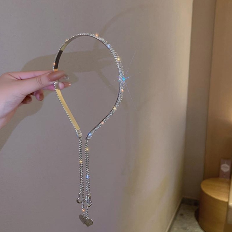 Cài Tóc Đính Đá Hình Trái Tim Phong Cách Giáng Sinh / Năm Mới