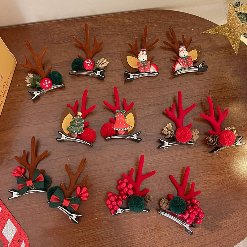 Kẹp Tóc Hình Sừng Tuần Lộc Dễ Thương Cho Bé Gái