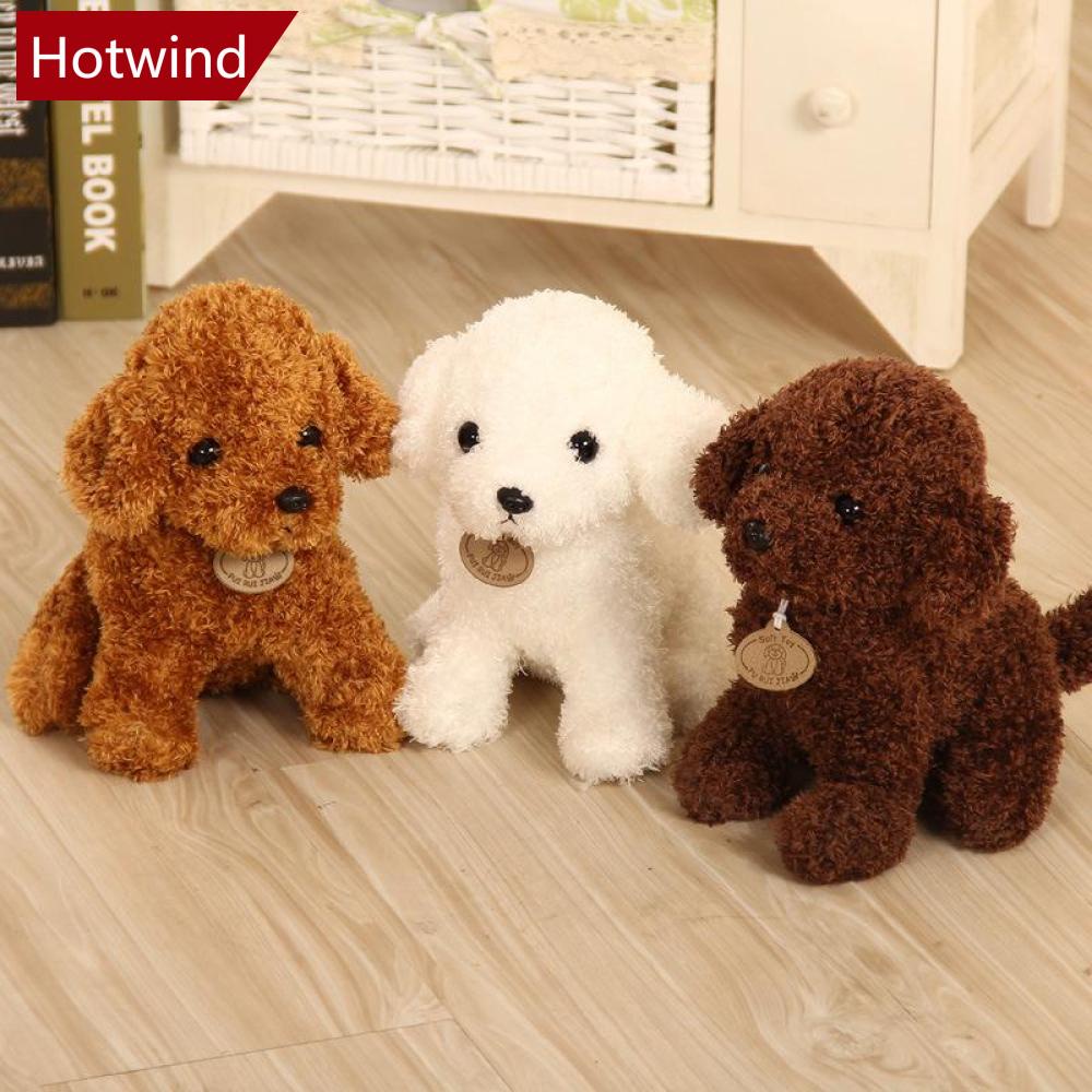 Chú Chó Nhồi Bông 18cm Mềm Mại Dễ Thương Dùng Làm Quà Tặng J5U5