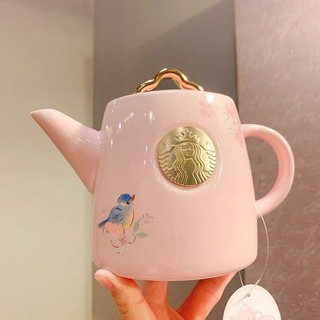 Bộ ấm trà hương hoa anh đào starbucks