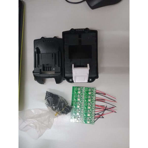 Vỏ pin phổ thông 10cell Tem in có báo pin