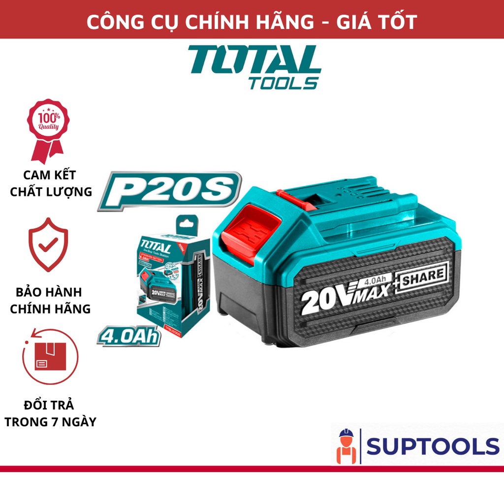 Pin Lithium 20V/4.Ah TOTAL TFBLI2002 [ Chính Hãng ]