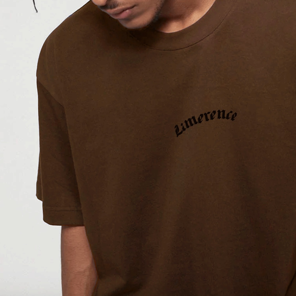 Áo thun form rộng LIMERENCE Basic Logo vải cotton cao cấp co giãn, dày dặn Local Brand