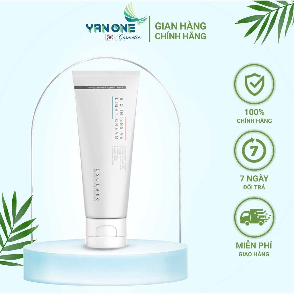 Kem truyền trắng body dưỡng ẩm, ngăn ngừa tắng sắc tố Usolab Bio Intensive Light Cream 250ml - Yan One Cosmetic