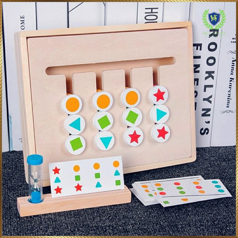 Đồ chơi gỗ thông minh phát triển trí tuệ cho bé  Bộ xếp trật tự Montessori phát triển tư duy