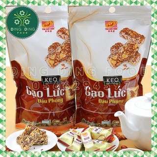 [ SET 2 TÚI ] Kẹo Gạo Lức Đậu Phộng 250g Tân Huê Viên| Sóc Trăng| Kẹo Dinh Dưỡng| Ăn Vặt| Ăn Kiêng - DING DING FOOD