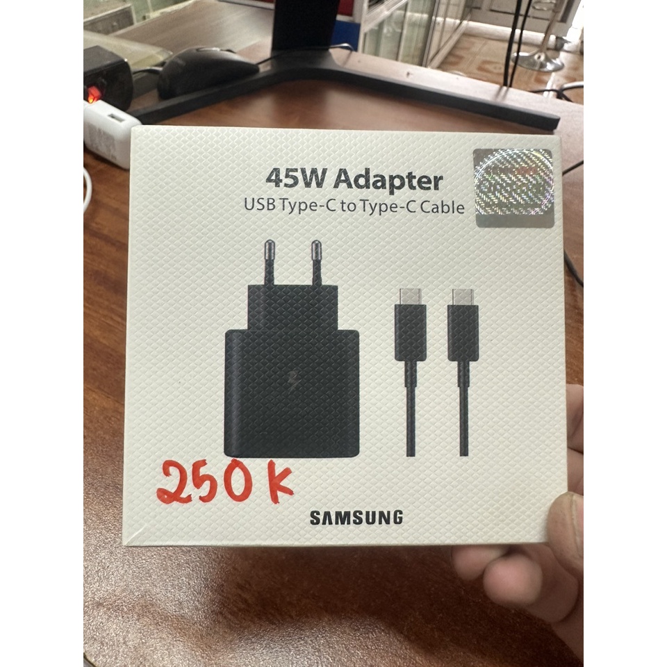 Bộ Củ Cá Sạc Nhanh 45W Samsung dây type C - Sạc Siêu Nhanh Note 10 Plus/S20 Ultra Plus 5G/Note 20/Note 20 Ultra 5G