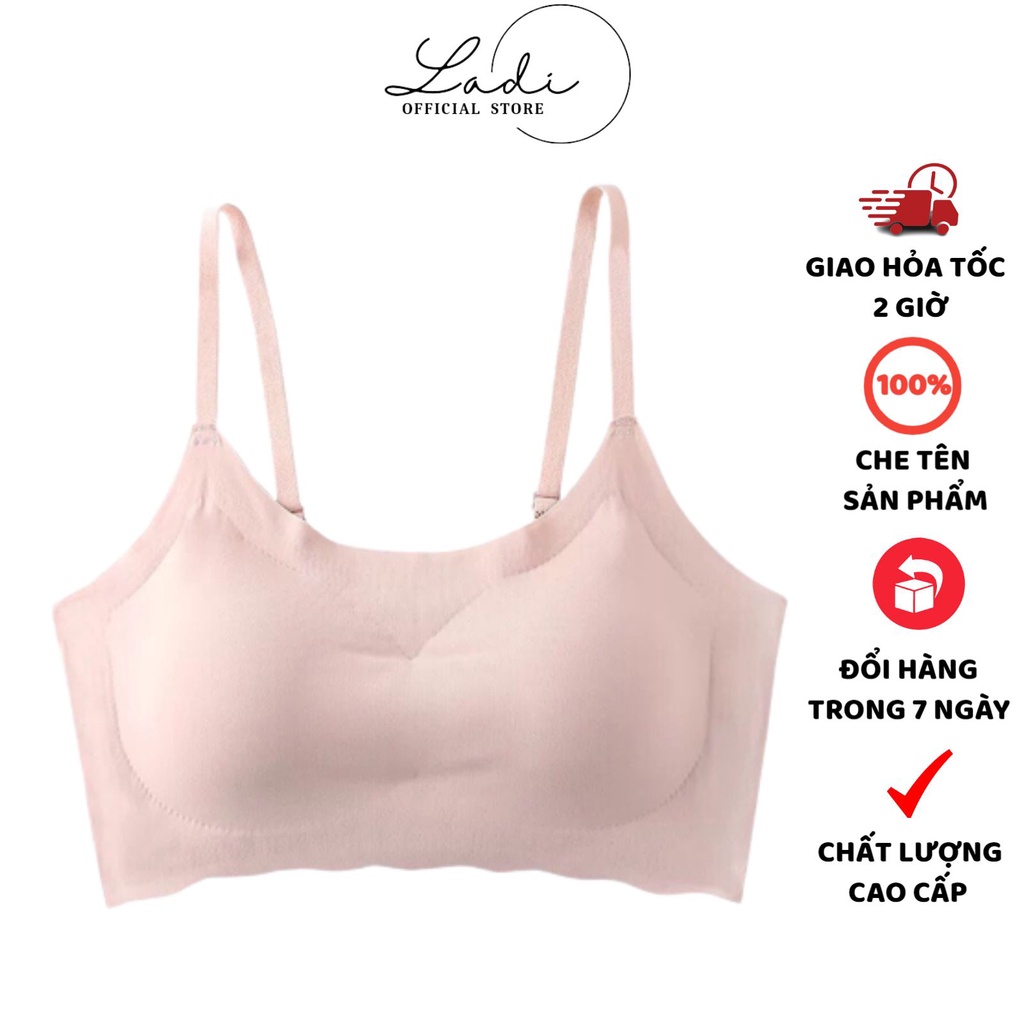 Áo Lót Nữ Đúc Su Viền Sóng Điệu Đà Nâng Vòng Một Mềm Mại Thoáng Mát Ladi-AL33