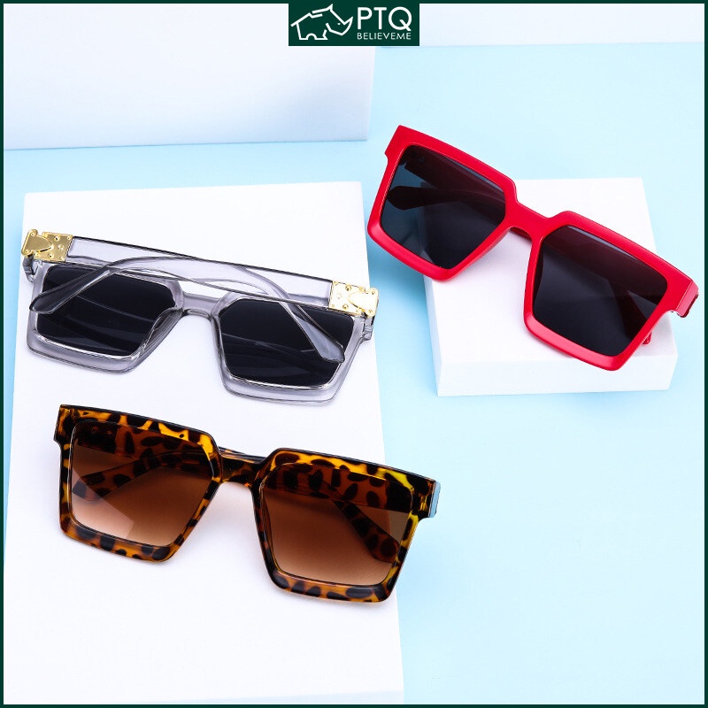 Kính Mát Gọng Vuông Bản To Thời Trang