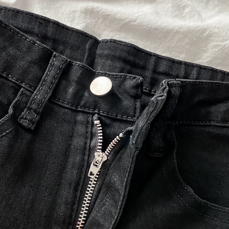 Quần Jeans Ống Loe Lưng Cao Co Giãn Có Size Lớn Dành Cho Nữ
