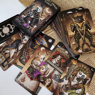 Bộ Bài Tarot Deviant Moon 78 Lá Trải Bài Chiêm Nghiệm Tâm Linh