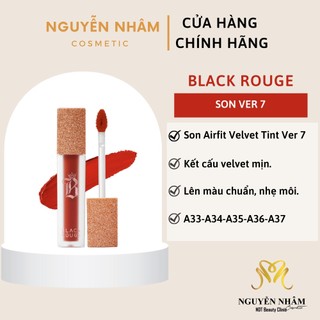 Son Kem Lì Black Rouge Air Fit Velvet Tint Ver 7 VELVET CROWN 2020