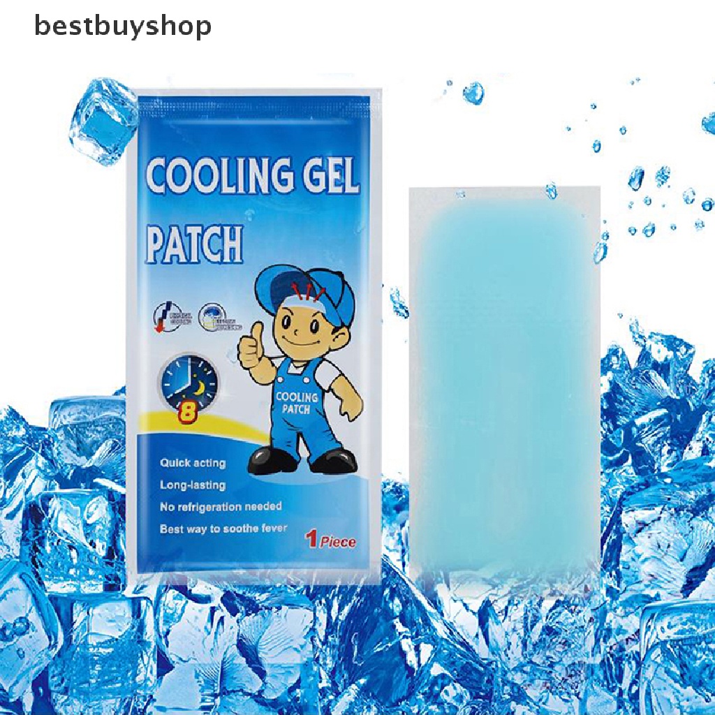 Bestbuyshop Bộ 5 Miếng Dán Gel Làm Mát Giảm Đau Đầu Cho Bé YHN