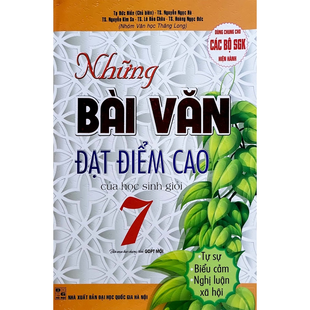 Sách - Những bài văn đạt điểm cao của học sinh giỏi 7- Tạ Đức Hiền