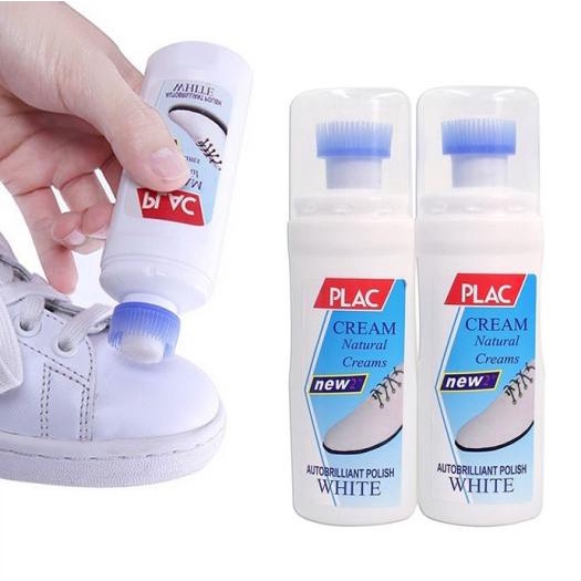 Chai Cọ Tẩy Trắng Giày Dép Đầu Chổi, Lọ Nước Đánh Vết Ố Bẩn, Dung Dịch Chà Giặt Khô Lau Làm Sạch Tiện Lợi 120g