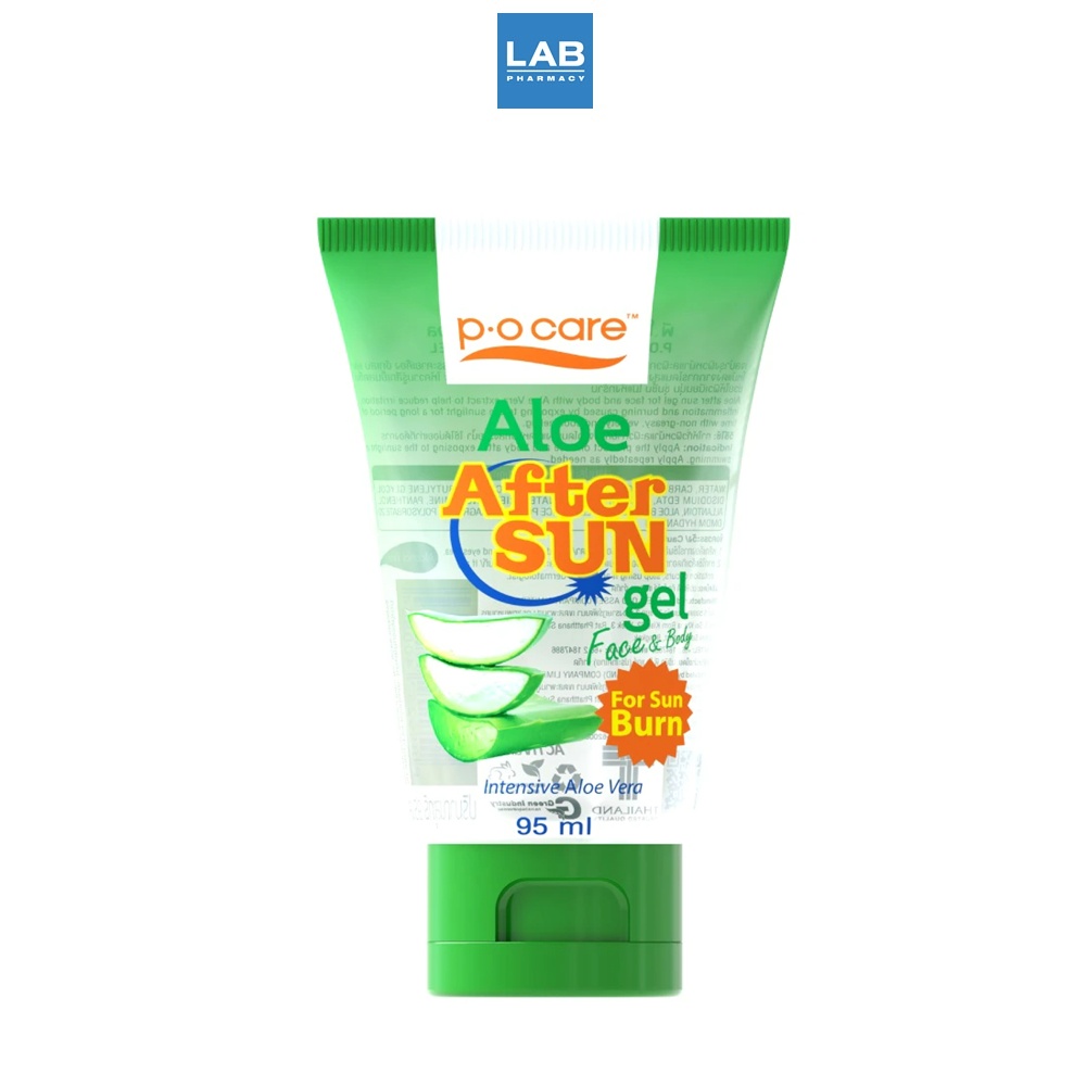 P.O.CARE Aloe After Sun Gel 95 ml.-Concentrate Vera 95