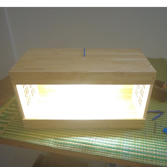 Chuồng nuôi rùa cạn gỗ thông