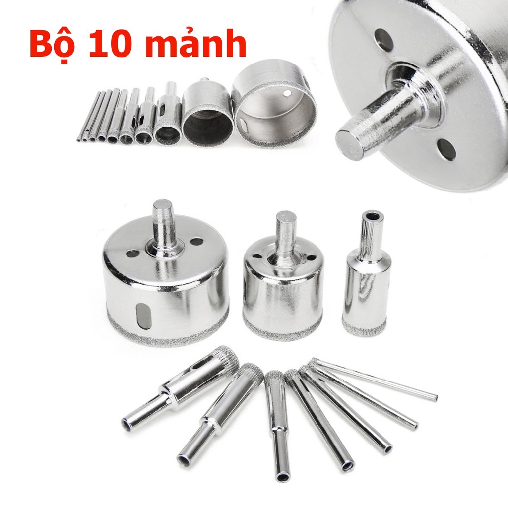 Mũi Khoan Kính - Bê Tông - Gạch - Đá Hàng Loại 1 3 - 50mm