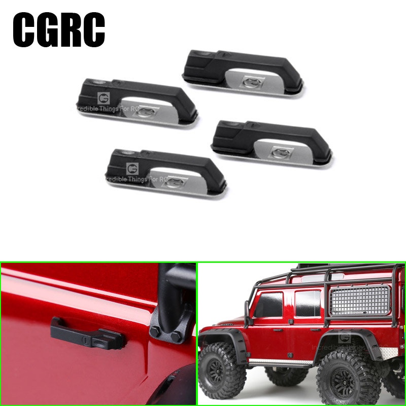 Bộ 4 Tay Nắm Cửa Cao Su Cho Xe RC4WD D90 AXIAL SCX10 90046 Traxxas TRX-4 Tỉ Lệ 1 / 10