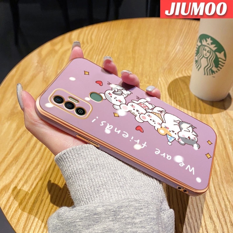 Ốp Điện Thoại Chống Sốc Bảo Vệ Ống Kính Máy Ảnh Họa Tiết Chuột Hoạt Hình Cho Tecno Spark 7 Pro Spark 7T