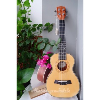 Đàn ukulele Andrew chính hàng màu gỗ vàng size concert