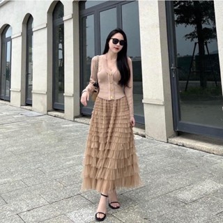  CHÂN VÁY VON NHIỀU TẦNG ĐẸP-Hàng Quảng Châu loại 1 