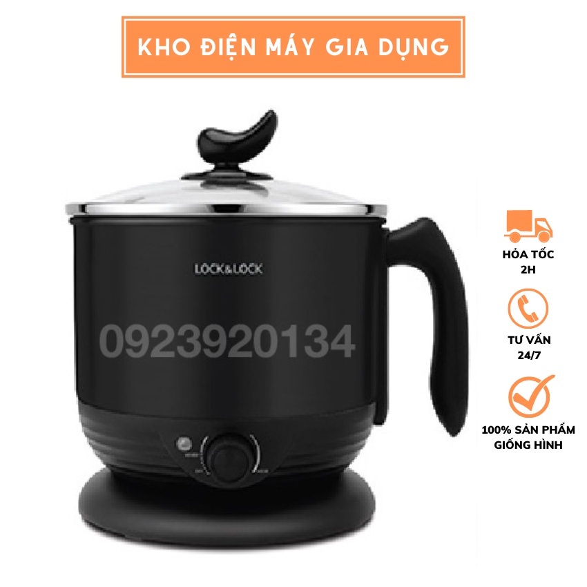 Nồi điện đa năng 1.2L Lock & Lock EJP316BLK
