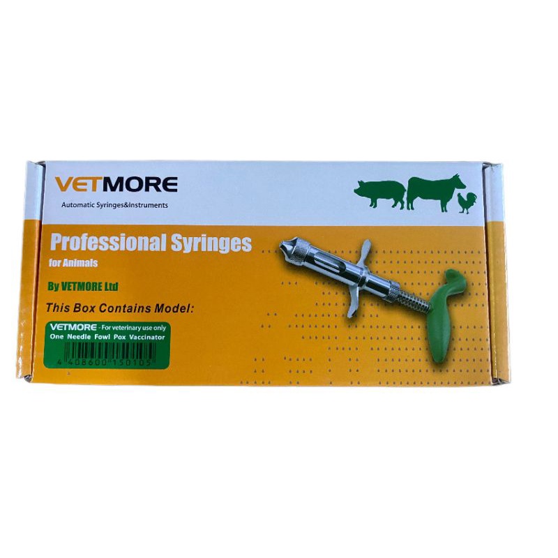 Xilanh chủng đậu gà/ Chích đậu gà tự động 1 kim không dò nước tiện lợi cho trang trại lớn