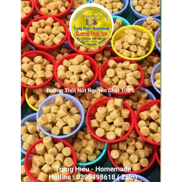 Đường Thốt Nốt Nguyên Chất- Dạng Viên Mini- Loại 1- 500g