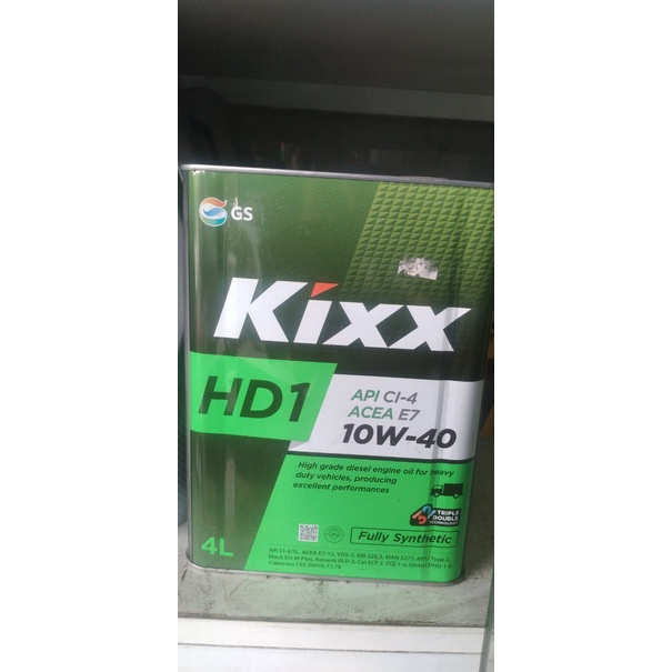 Dầu động cơ chạy dầu Kixx HD1 10W40 4 lít