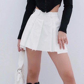 Chân váy quần Shebyshj xếp ly màu trắng - Lyla SkIrt