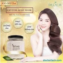 Mặt nạ thạch anh khô Dr lacir Crystal Rose Mask chính hãng 180gr, hàng chất lượng cao.