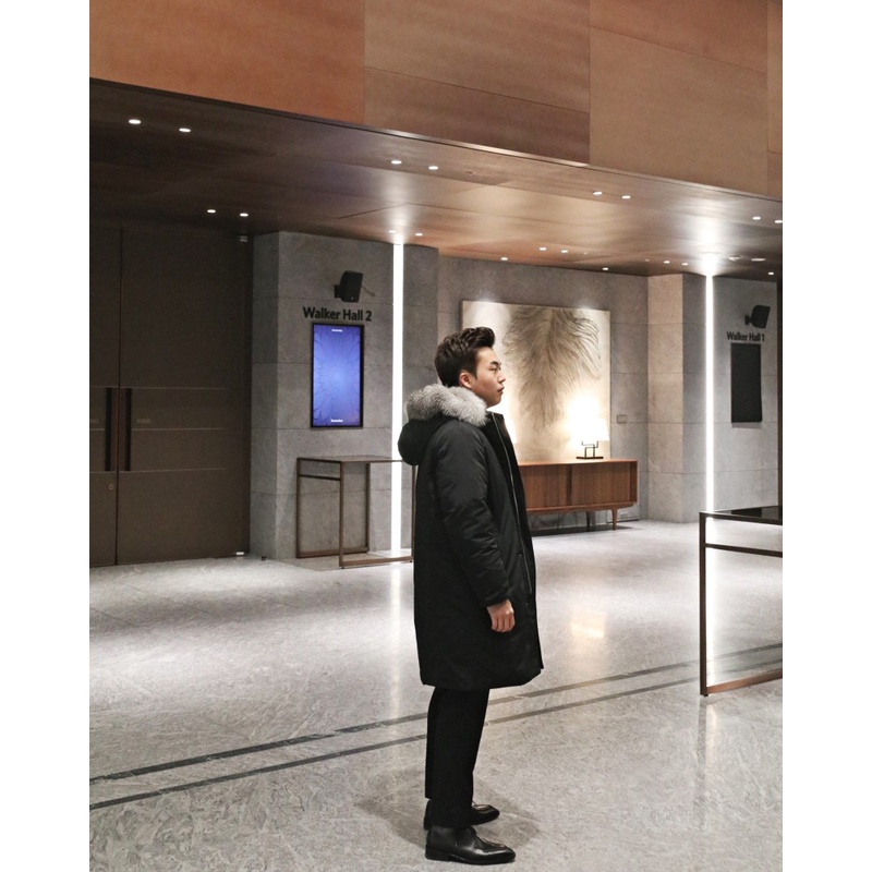 Áo khoác Parka đại hàn dáng dài Fahrenheit Goose down xuất Hàn Quốc AK311