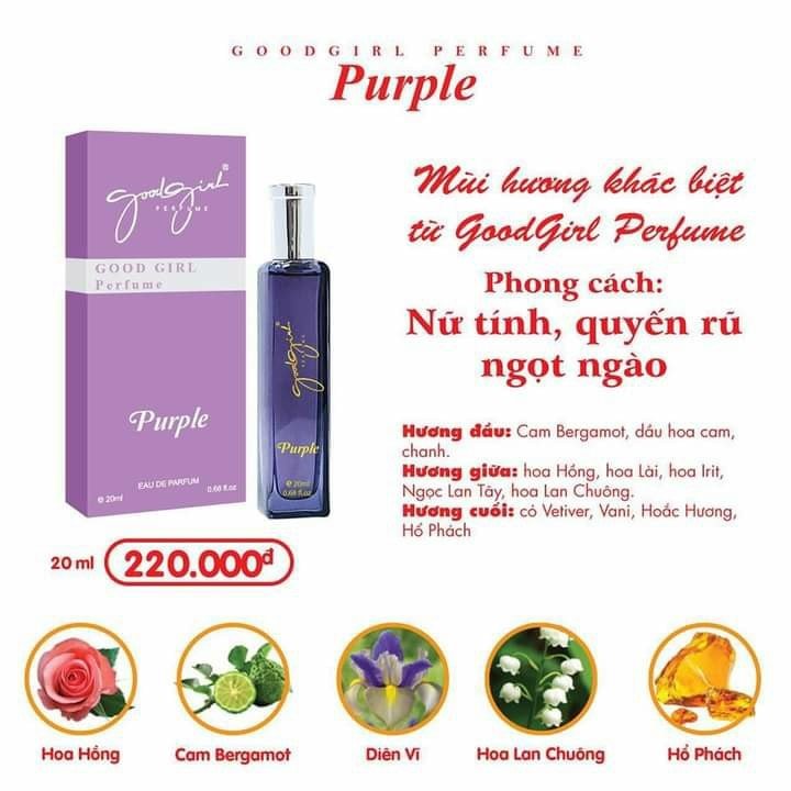 Nước Hoa Nữ Go///od Girl Perfume 20ml - Sẵn 5 Mùi