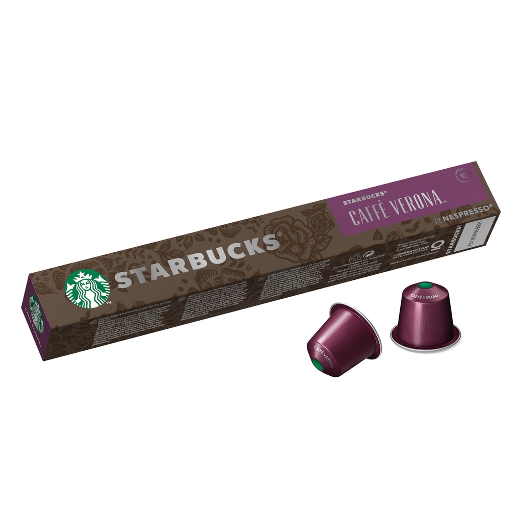Combo MIX 10 thanh x10 capsules Starbucks by Nespresso DATE 03/2024-07/2024