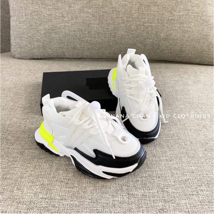 Giày thể thao trẻ em thắt dây độc đáo G084 sz 26-36, thời trang thể thao cá tính cho bé trai bé gái