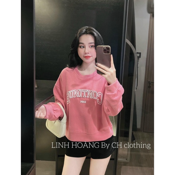 Áo Nỉ Nữ Xưởng May Minh Phúc - Áo Nỉ Bông Nữ Unisex Phong Cách Hàn Quốc Cá Tính