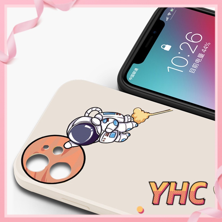 ốp iphone Họa Tiết Phi Hành Gia tương thích Phone 6s 6splus 7 7plus 8 8plus X XS XSMAX 11 12 Pro Max Plus Promax-976