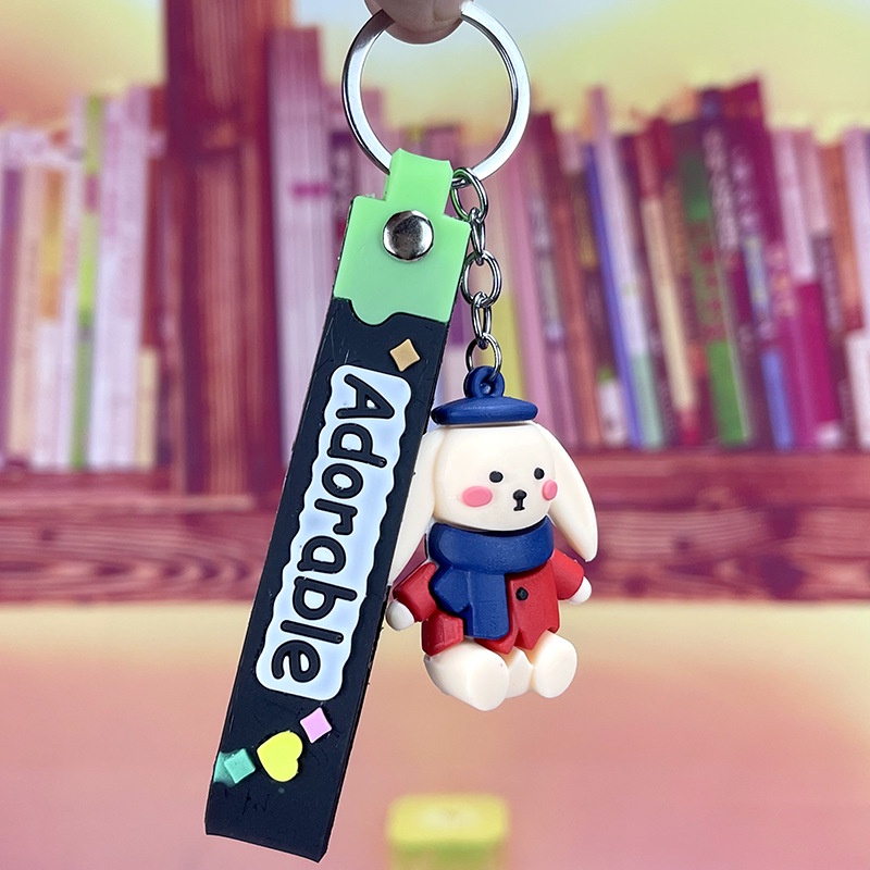 Mới Móc Khóa Hình Thỏ Hoạt Hình Dễ Thương