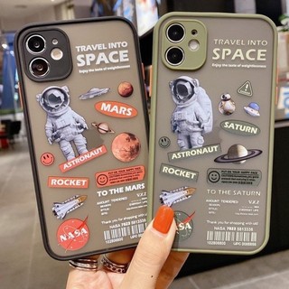 Ốp Điện Thoại Họa Tiết Phi Hành Gia Chống Rơi Chống Sốc Cho IPhone 11 Pro MAX 13 Pro MAX 12 Pro MAX X XS MAX XR 8 7 6 6s Plus