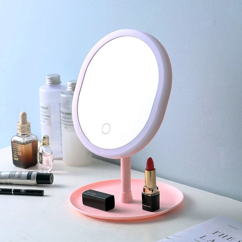 Gương Trang Điểm Để Bàn - Đèn Led