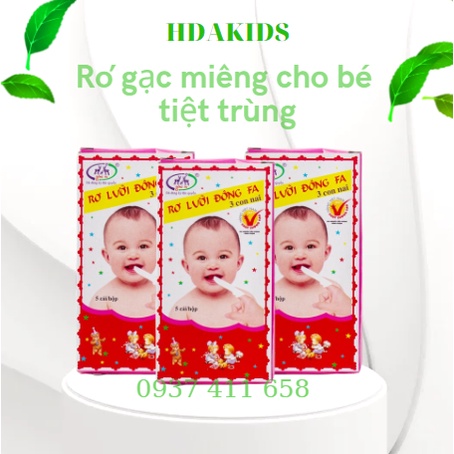 Combo 10 Lốc (100 hộp) Rơ Lưỡi Đông Fa
