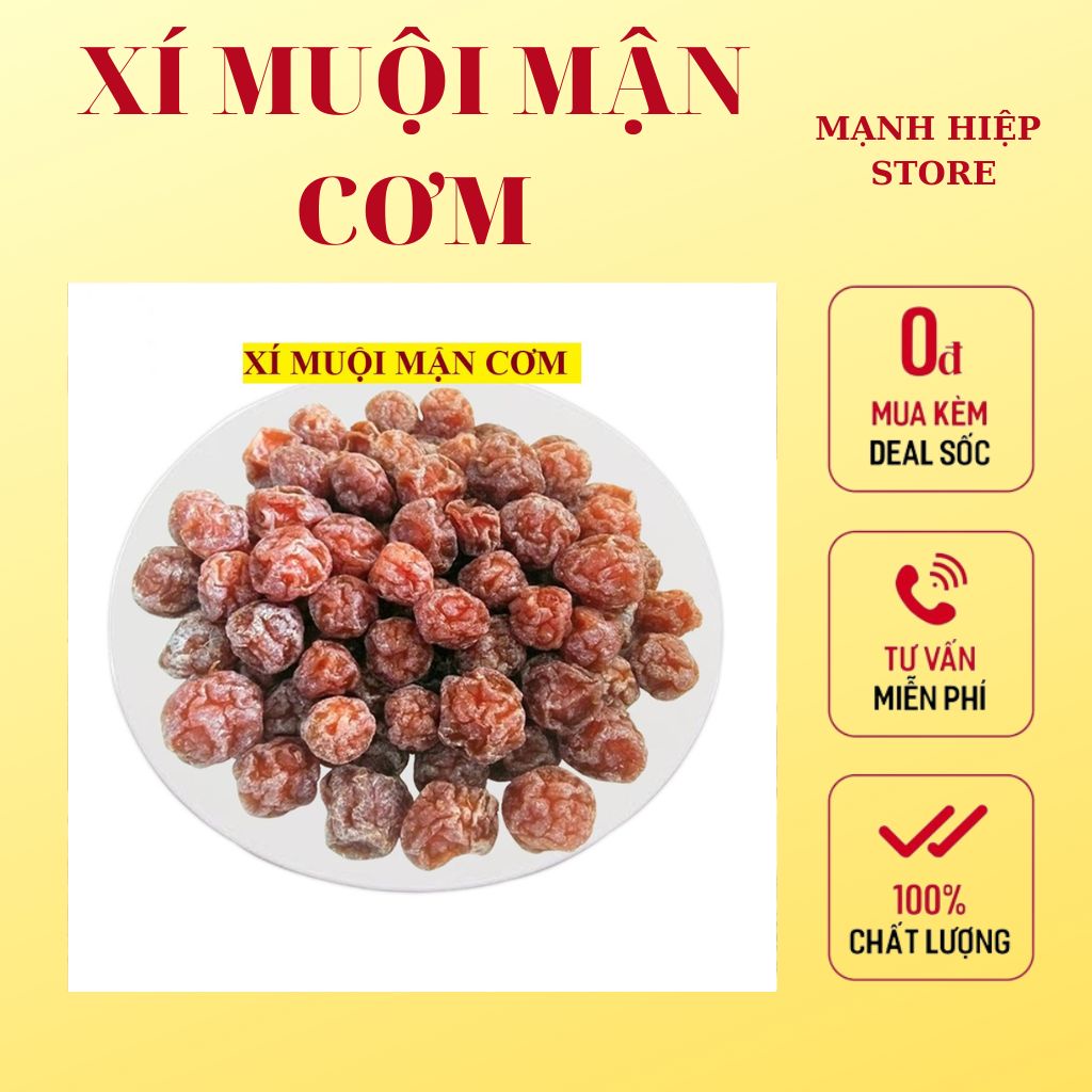 Ô mai xí muội mận cơm 500gram
