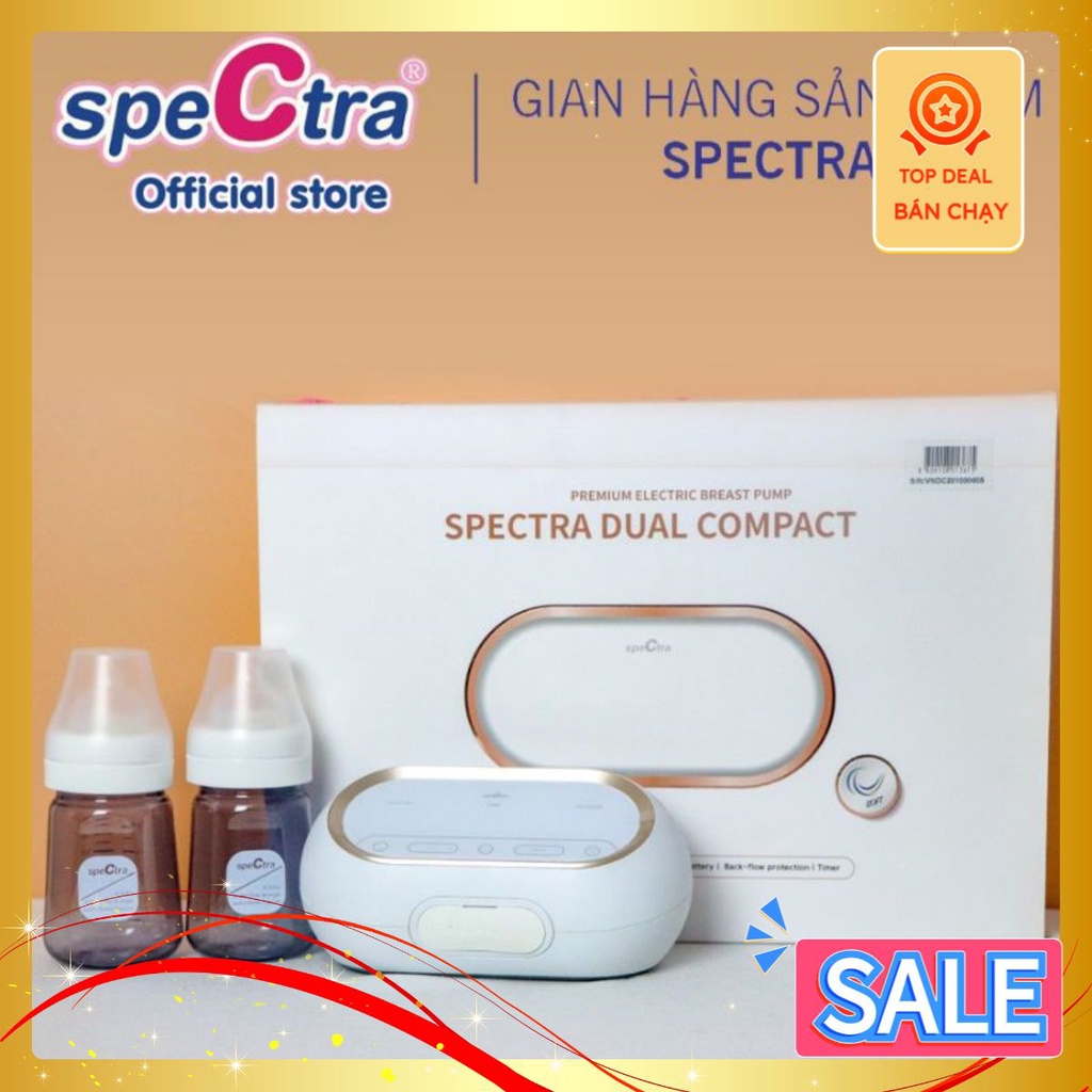 (bảo hành 2 năm) Máy hút sữa điện đôi kép Spectra Dual Compact